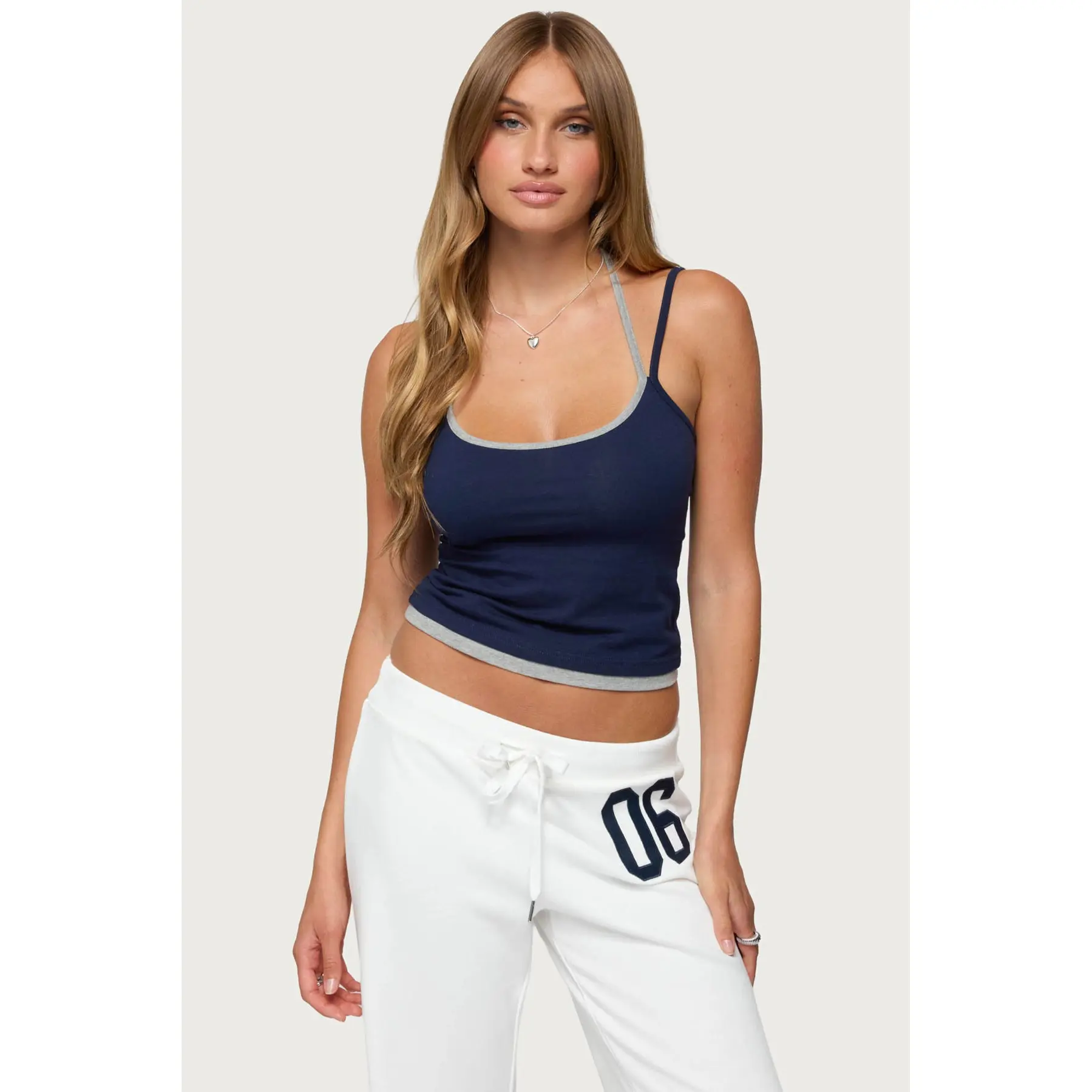 Roya Layered Halter Tank Top