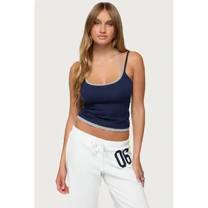 Roya Layered Halter Tank Top