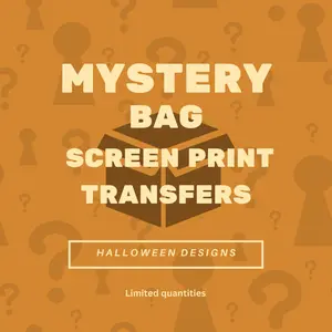 Mystery Halloween Grab Bag Screen Print Transfers For Shirt Makers