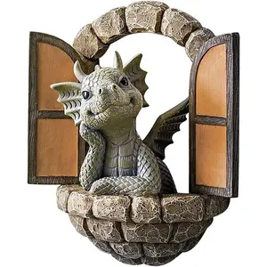3D Dragon Wall Art Dinosaurs Sculpture Wall Mounted Room Home Wall Decorations for Kids Bedroom