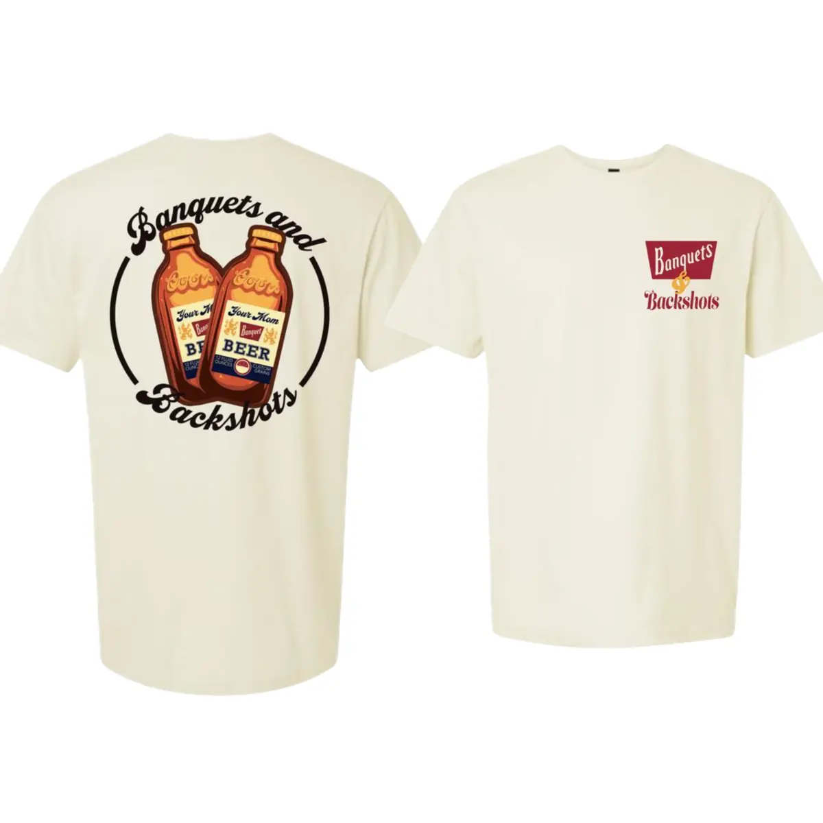 Banquets Backshots cotton T-shirt for men and women