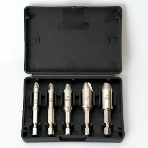 AKOO Stripped Broken Screw Remover,Damaged Screw Extractor Set,Easy Out Bolt Extractor,ousehold Repair Tools, Power Tool Accessories, Screwdriver Bit Clip 5PCS.【B】