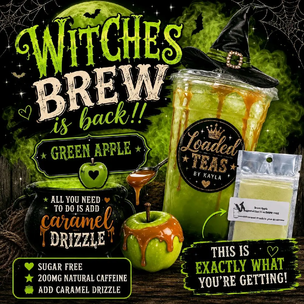 Witches Brew Loaded Tea Single-Serve* Caramel NOT included