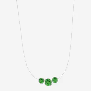 Lanna Illusion 3-Stone Necklace