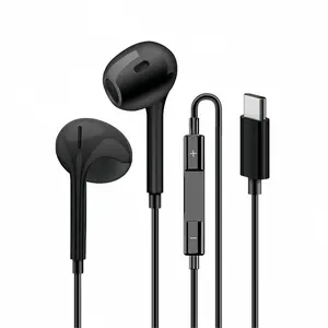 Type-C Digital Wired Headphones Dac Decoder Compatible with Apple Huawei Honor Samsung Vivo Xiaomi Oppo Universal In-Ear Phone Earbuds