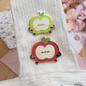 Love and Deepspace Sunny and Jolly Apple Hard Enamel Pin | Caleb Mascot Plushie | Caleb MC Xavier Rafayel Sylus Zayne
