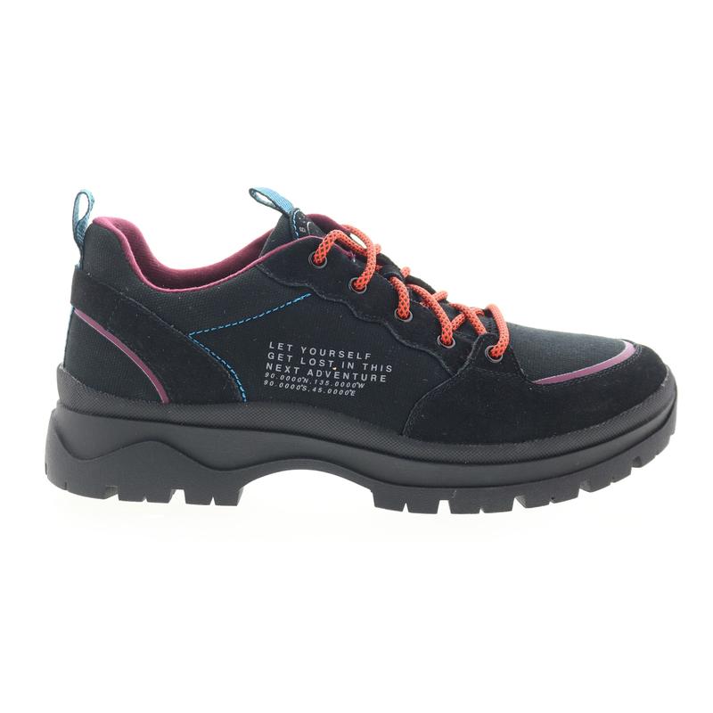 Skechers Bobs Broadies City Terrain Womens Black Athletic Hiking Shoes