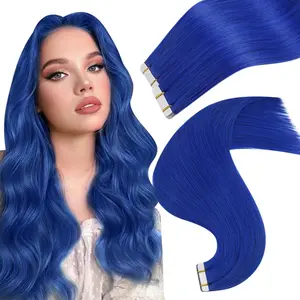 Tape in Hair Extensions 24 inch Long Straight Synthetic Hairpieces for Girls, for Kids Highlights Rainbow extensions Hair,10pcs colorful Synthetic Hairpieces for Daily for Halloween Festival Girls Hair Accessories