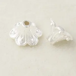 【D013】Flower Bead Caps and Spacer Beads - Flower Design, Fashionable for DIY Jewelry Making, Earrings & Bracelet Necklace Supplies Bangle Charms Adjustable Clasp Crystal Craft Kit