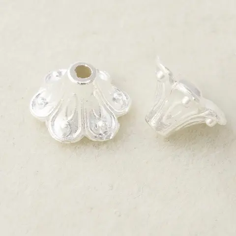 【D013 】Flower Bead Caps and Spacer Beads - Flower Design, Adjustable Clasp, Beading Supplies for DIY Jewelry Making, Earrings, Bracelets, Beads For Crafts, Decoration Beads, Floral Motif