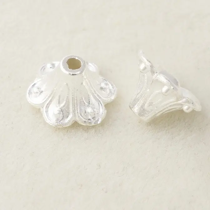 【D013 】Flower Bead Caps and Spacer Beads - Flower Design, Adjustable Clasp, Beading Supplies for DIY Jewelry Making, Earrings, Bracelets, Beads For Crafts, Decoration Beads, Floral Motif