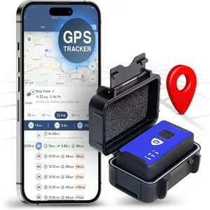 Car Trackers for Your Vehicle -  GPS Tracker with Magnetic Waterproof Case - Hidden Real-Time 4G LTE Vehicle Finder - GPS Tracking Device for Cars & More - Subscription Required