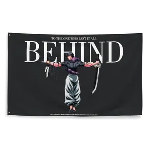 Toji Anime Jujutsu Flag Banner 3x5ft Tapestry Art Wall Decor Bedroom Dorm Room College Man Cave Manga Gifts Decoration Cotton Linen Decorative