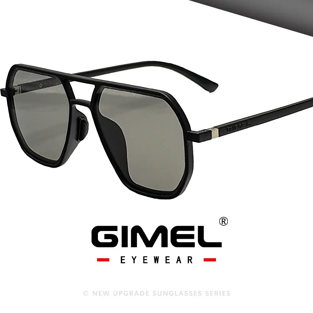 GIMEL-02 Ultralight photochromic aviator  with UV400 protection, TAC  lenses, essential for travel, driving, and fishing outdoor outing high quality