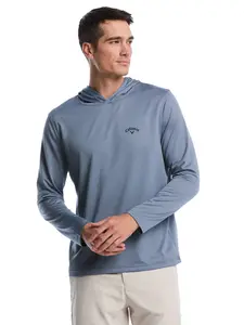 Mens Texture Coastal Hoodie