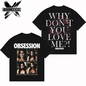 TRAIL HERO - OBSESSION - Why Don't You Love Me 2026 Premium Acid Washed Hoodie T-Shirt,Obsession Horror Movie T-Shirt Hoodie, Character Horror Film Fans Shirt, Horror Film Washed Shirt