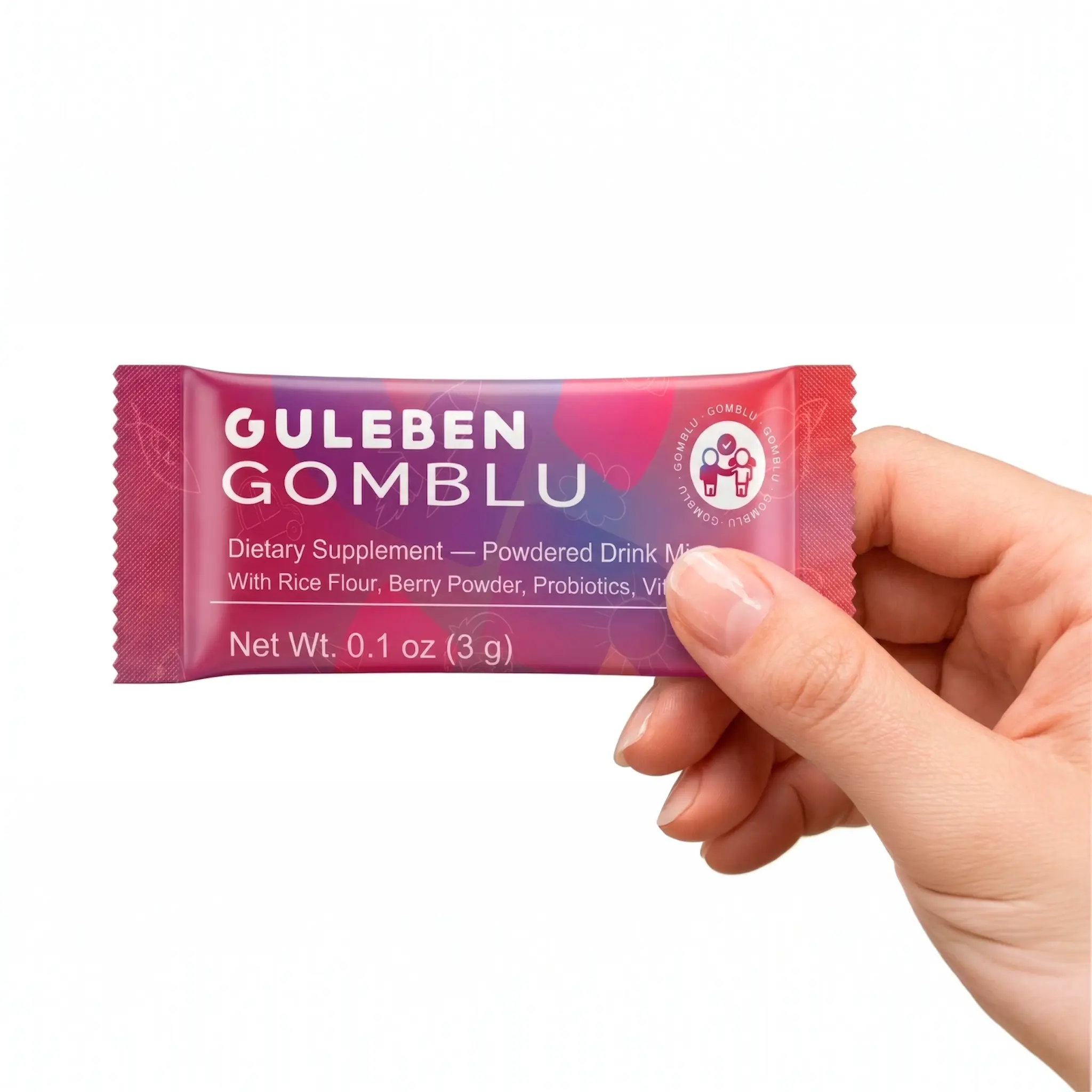 GOMBLU – Probiotic + Prebiotic Nutritional Support | Strawberry Flavor