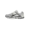 Nike Zoom Vomero 5 Men’s Summit White Metallic Silver Mesh Leather Running Shoes - Breathable, Cushion Foam, True to Size, Metallic Accents, Daily Casual Comfort Sports Footwear