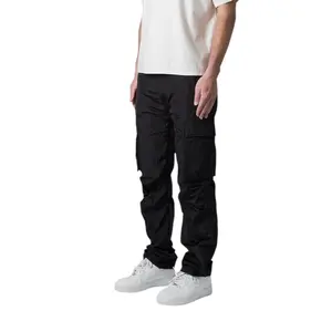 MNML Nylon Cargo Traveler Pants Black