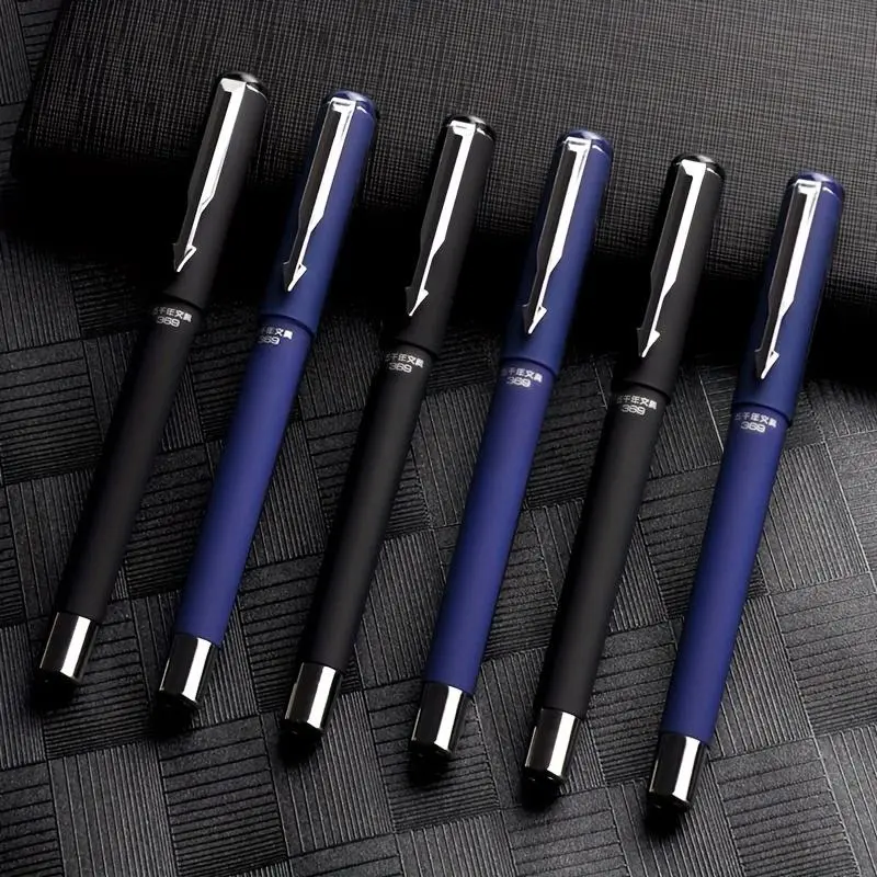 Black Ink Gel Pen (6/12pcs), Ink Pens, Rollerball Pen Set, Business Office Signature Pen, Student Exam Pen, College Student Pen, Office Daily Work Pen, Writing Pen for Home School Office, Office Supplies