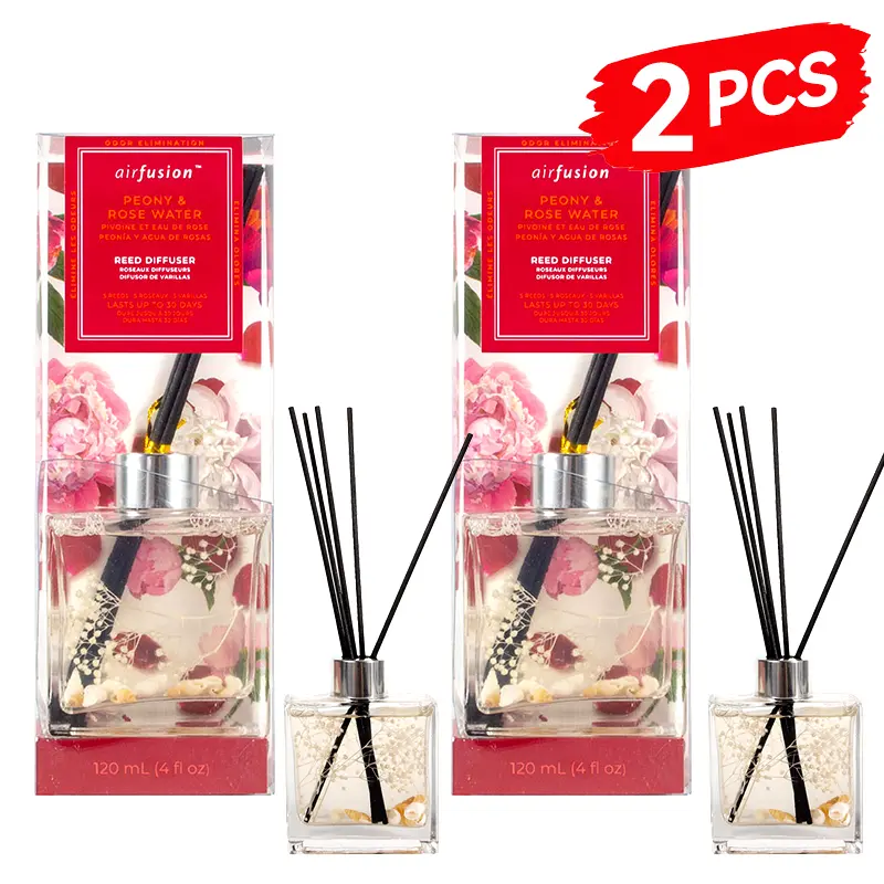 2 PCS Peony Rose Scents-Reed Diffuser