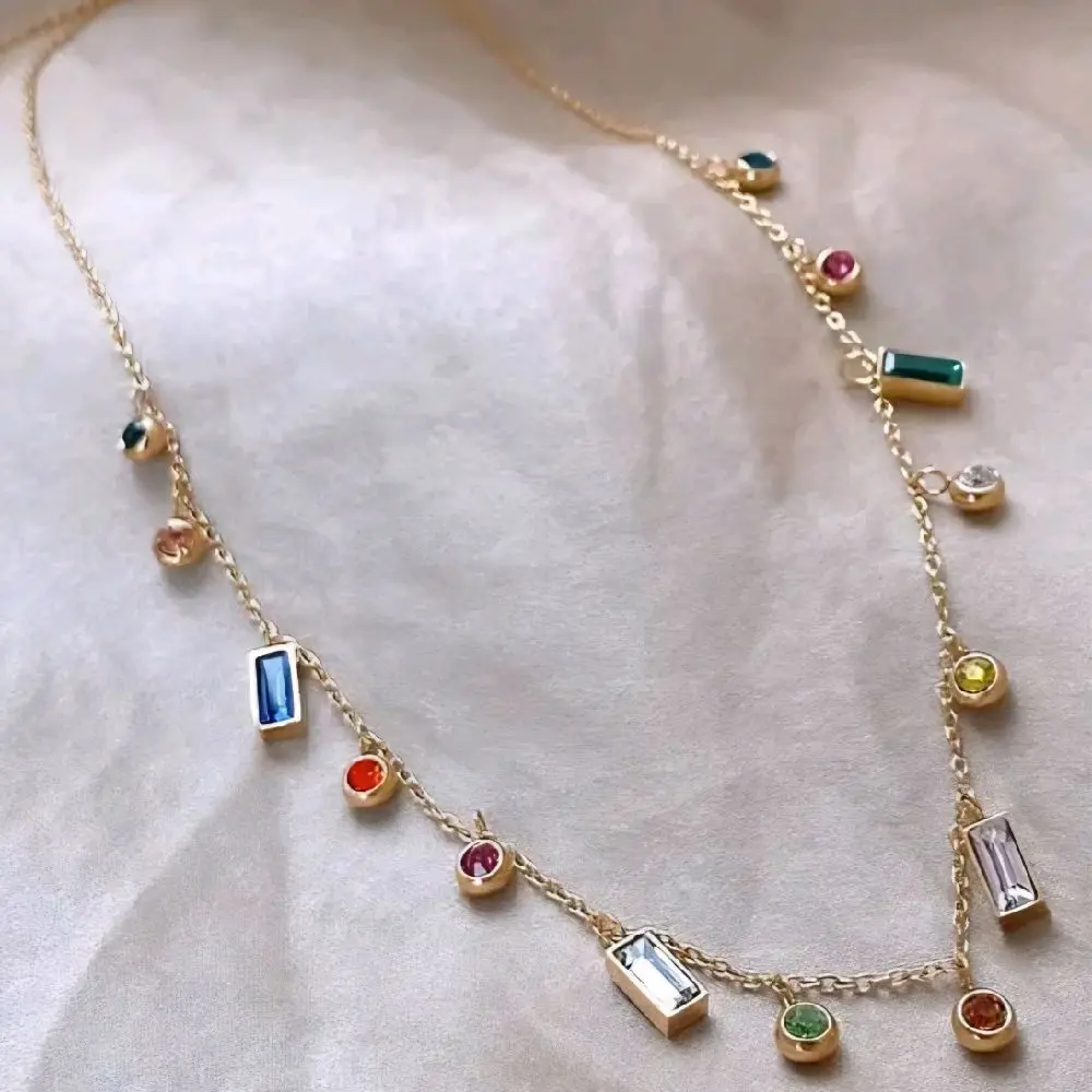 18k Gold Plated Zircon Choker
