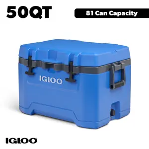 Igloo 50 QT Overland Ice Chest Cooler, Blue
