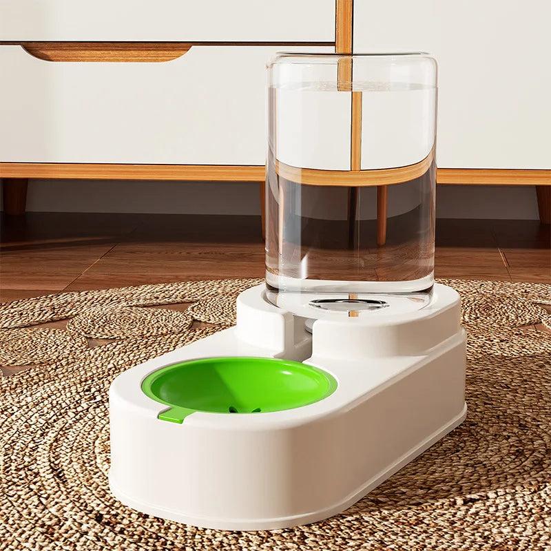 🐶🐱 2L Automatic Food & Water Dispenser – Easy Feeding, Happy Pets