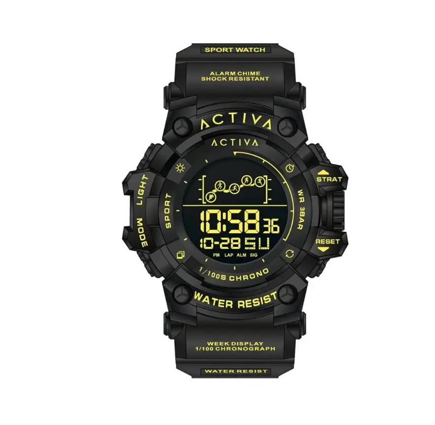 ACW8082-026 - Activa Summit X Invicta Digital Unisex Watch - 50mm, Black