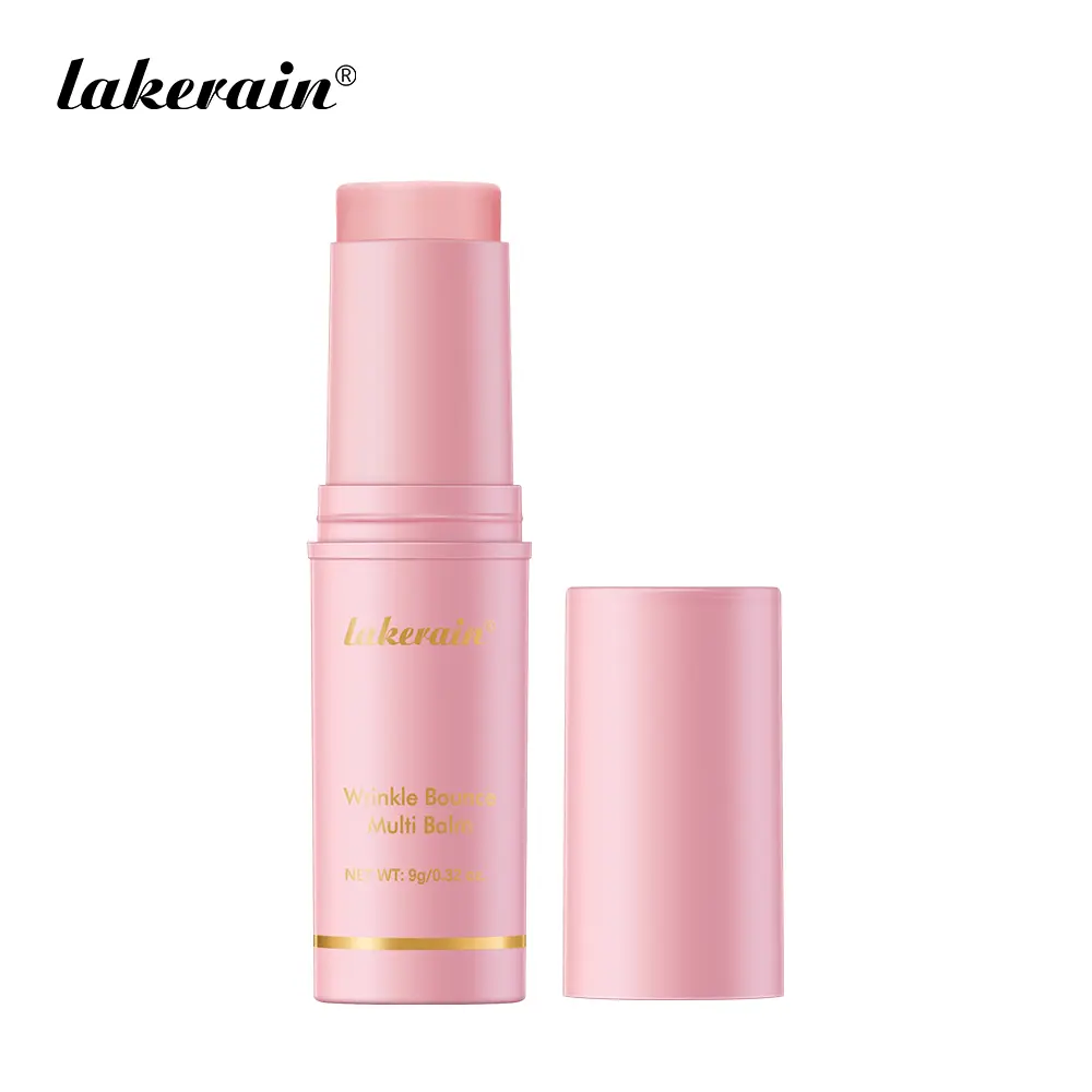 Lakerain Pink Collagen Volume Multi Balm - KoreanSkincare Anti-Aging Solid Stick,neck anti-aging radiance booster Smooth Fine Lines,Portable Travel Essential Hydrate Sunflower Oil Hyaluronic Acid