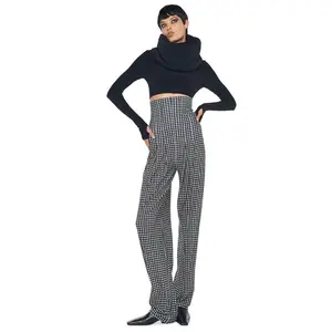 HIGH WAIST TAILORED PLEAT PANT