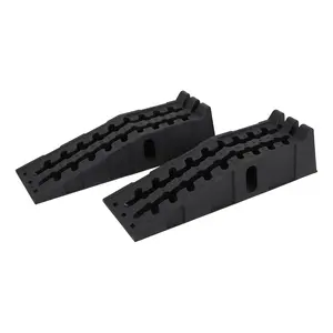 Garvee - Heavy-Duty Car Ramps for Oil Changes, 30 lb (15 ton) Capacity, Low Profile 6.25 Inch Vehicle Service Ramps, Non-Slip