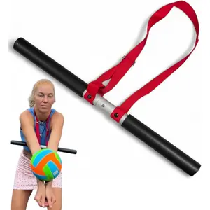 Bump-Pass Volleyball  Equipment Kit for Proper Passing Technique - Foldable Sticks with Adjustable Fit and -Padded Ends -  Volleyball Gifts for Solo or Team Practice