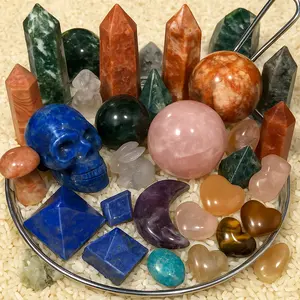 CactusCrystal- Lucky Crystal Scoop- High Quality with Variety of Crystal