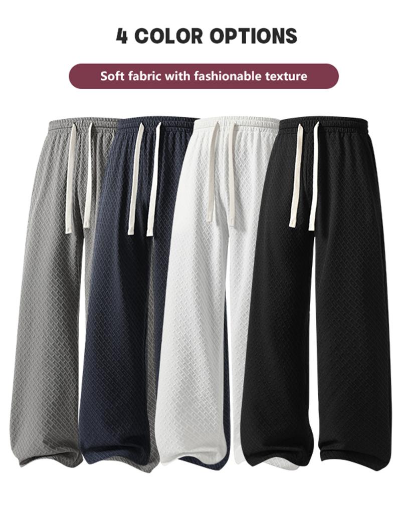 Womens Waffle Knit Wide Leg Sweatpants, High Waist Drawstring Baggy Pants, Casual Loose Flowy Trousers for Lounge, Yoga, Shopping, All Season