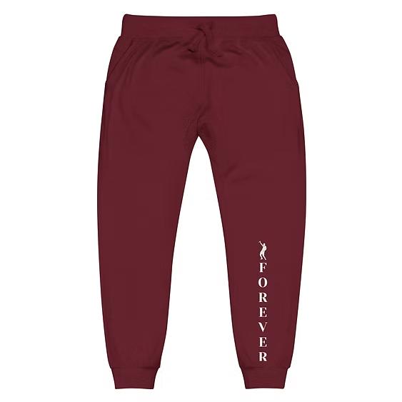 BLACK SMOKE Forever Joggers Slim Fit Streetwear Sweatpants with Vertical Logo Print Drawstring Waist and Tapered Leg Casual Daily Wear from Black Smoke Forever Collection