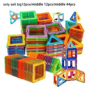 Magnetic Building Blocks Toy, Stem Early Education, Construction Magnet Tiles Set, Unisex Birthday Gift for Boys and Girls