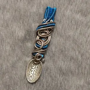 Handmade Wire Wrapped Spoon Pendant