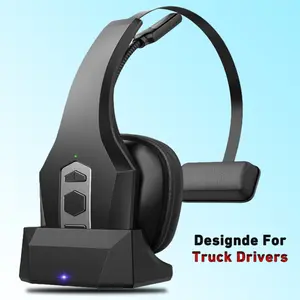 Trucker Bluetooth Headset DH16 Wireless Headphone with Mic for Clear Communication Enhanced Audio Quality Designed for Truck Drivers Electronic Earbud