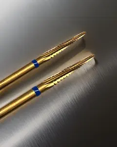 Shi Cuticle E-Bit Straight Cut Stainless Steel Carbide Micro Bit for Manicure & Cleansing 3/32 1/8 Shank Size 5g Weight Nail Care Tool