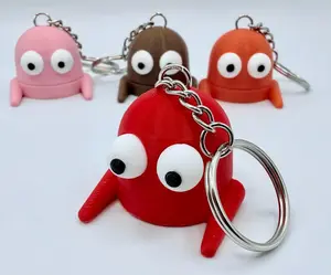 R.E.P.O. Inspired Robot Keychain – Gamer Gift, Sci-Fi Mini Figure, Geeky Backpack Charm, Handmade Gaming Collectible