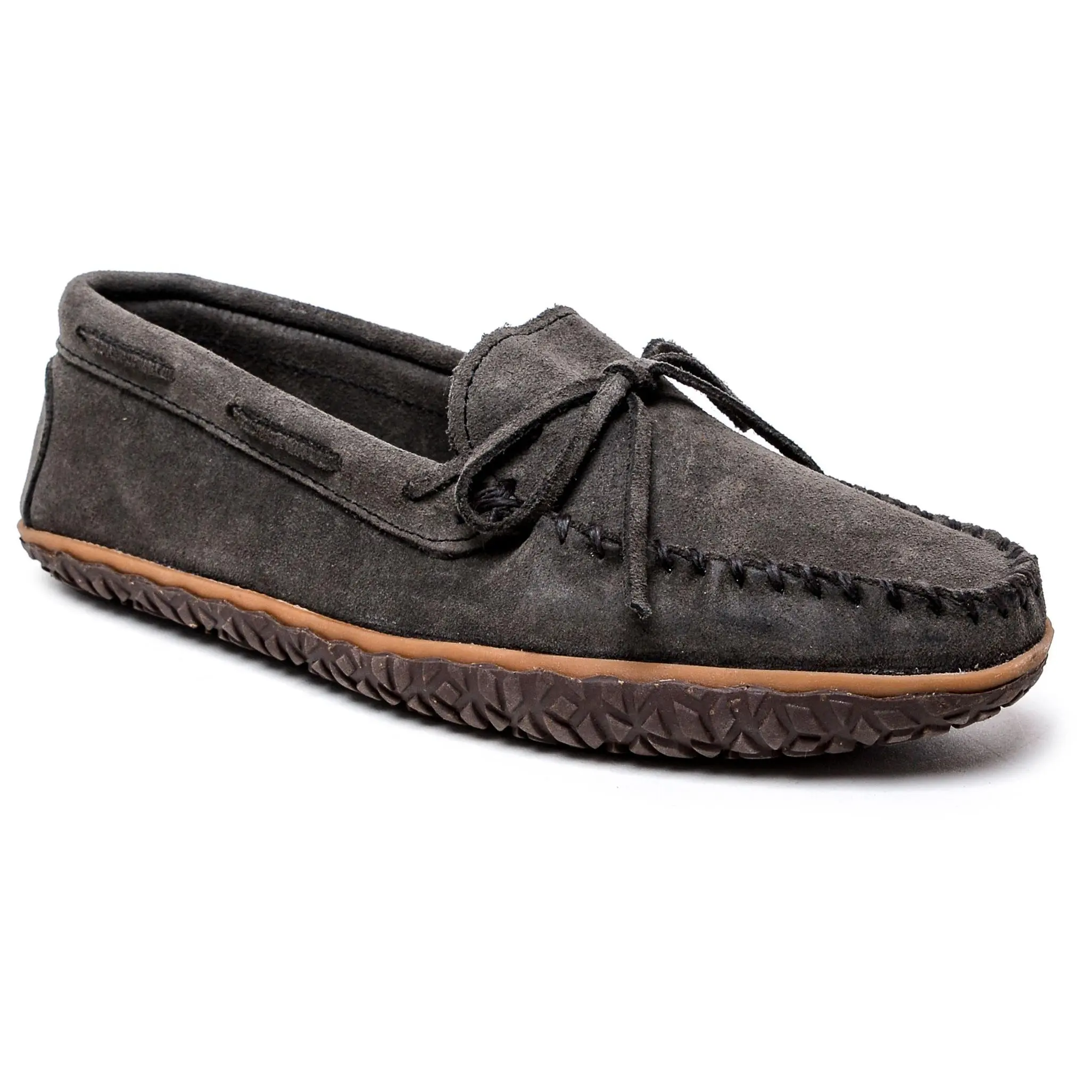 Minnetonka Men's Tie Tread Moccasins Minnetonka Men's Tie Tread Moccasins