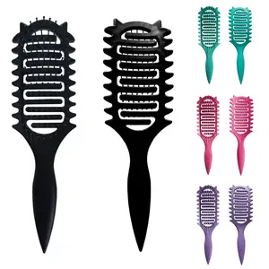 Hairbrush for curly hair, Curling Comb for Dry and Wet Use Hair Styling Tool Comb Cute Cat Ear Curl Defining Comb