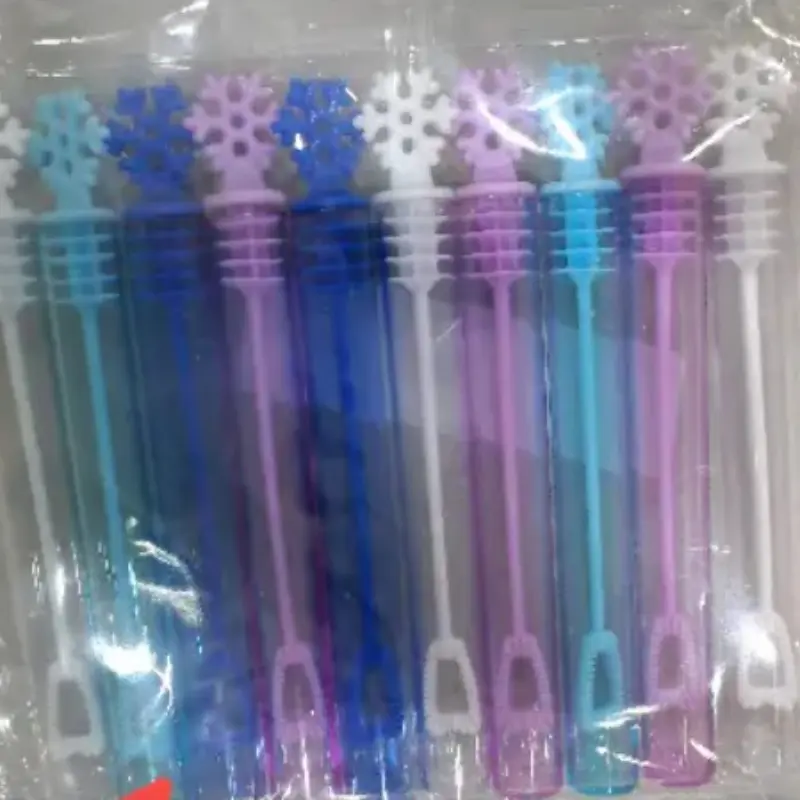 Snowflake Bubble Wand ❄️ Magical bubbles for your videos!