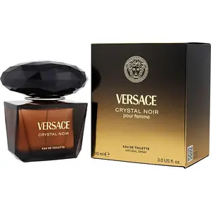 Versace Crystal Noir for Women Eau de Toilette Spray, 3.0 Ounce