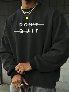 Men's Winter Pullover Hoodie, Fleece Lined Sweatshirt with Print, Warm Streetwear Essential for Cold Weather Outfits