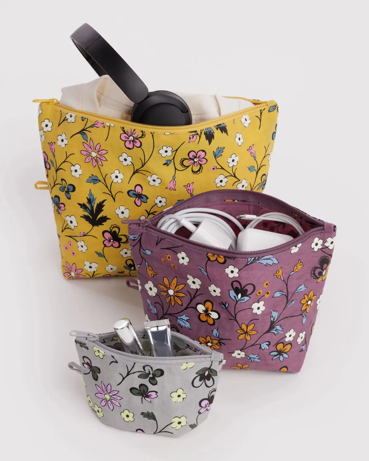 BAGGU- Go Pouch Set- Wildwood Mix