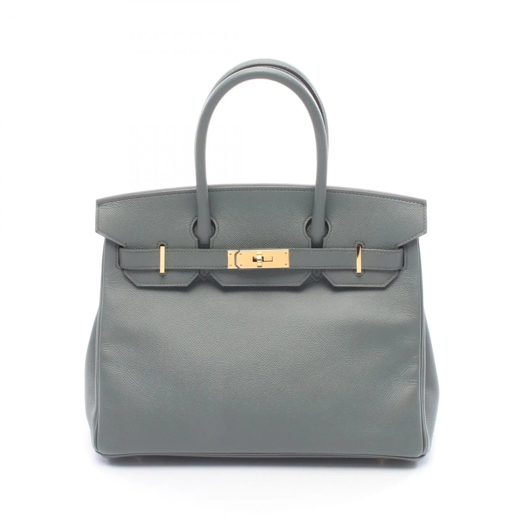 Pre-owned HERMÈS Calfskin Shoulder Bags Hermes Birkin30 Veau Epsom