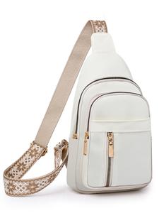 fashionable zipper chest bag, casual versatile adjustable crossbody bag for women, lightweight phone versatile shoulder bags, trendy all-match sling bag for daily used