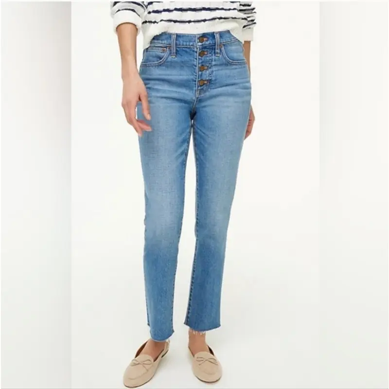 J. Crew Ankle High Waisted Stretchy Skinny Jean's